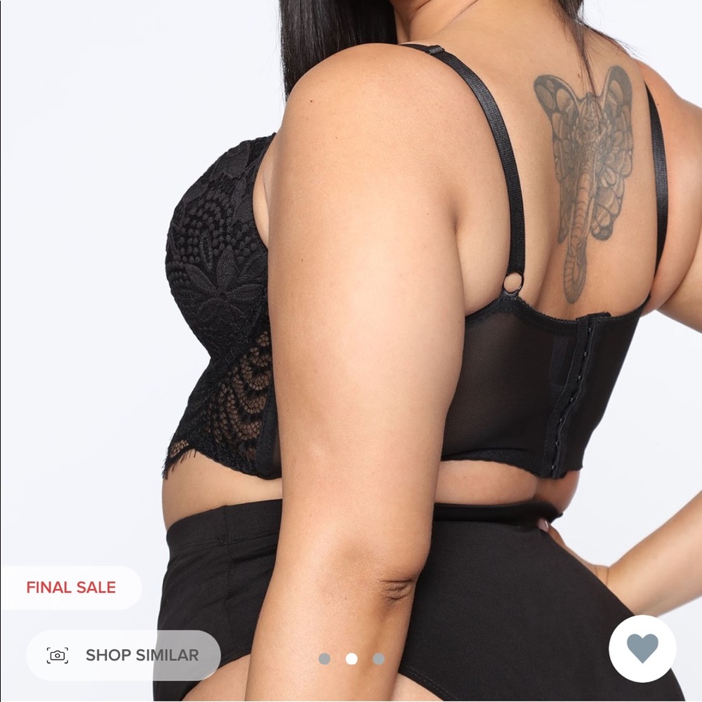 Lacy Bralette- Black